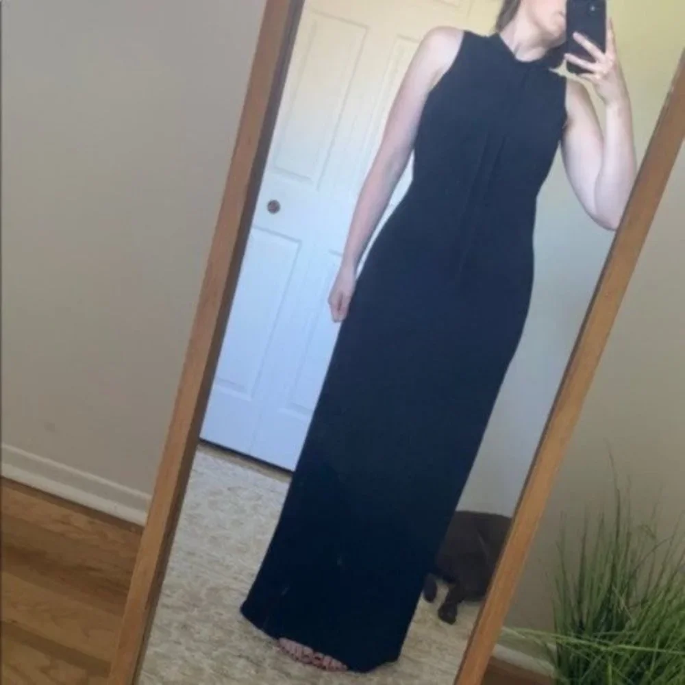 Carole Little Long Black Dress